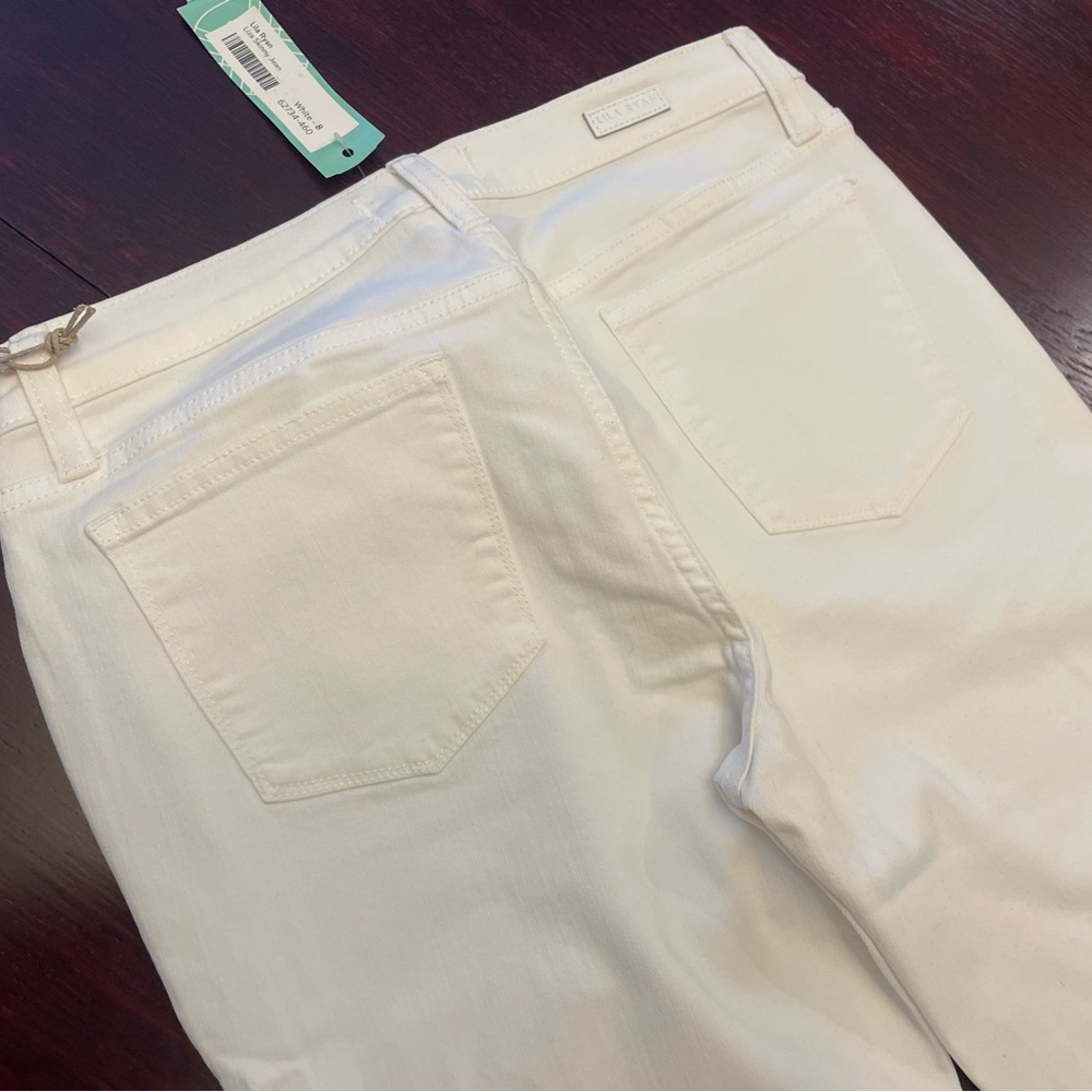 LILA RYAN White Denim Pants